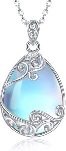 colgante piedra luna