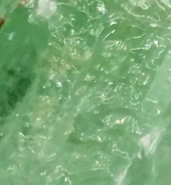 Cristal de Calcita verde natural